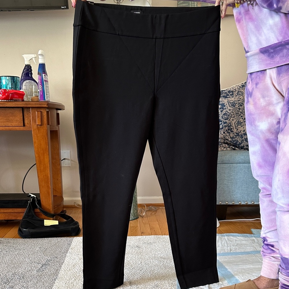 Express Black Ponte Pants